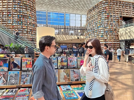 Lạc lối trước Starfield Coex - Thư viện khổng lồ độc đáo giữa lòng Hàn Quốc